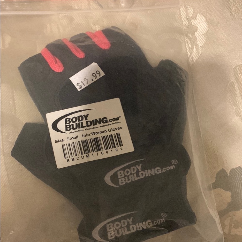Black and Pink Women's Gloves